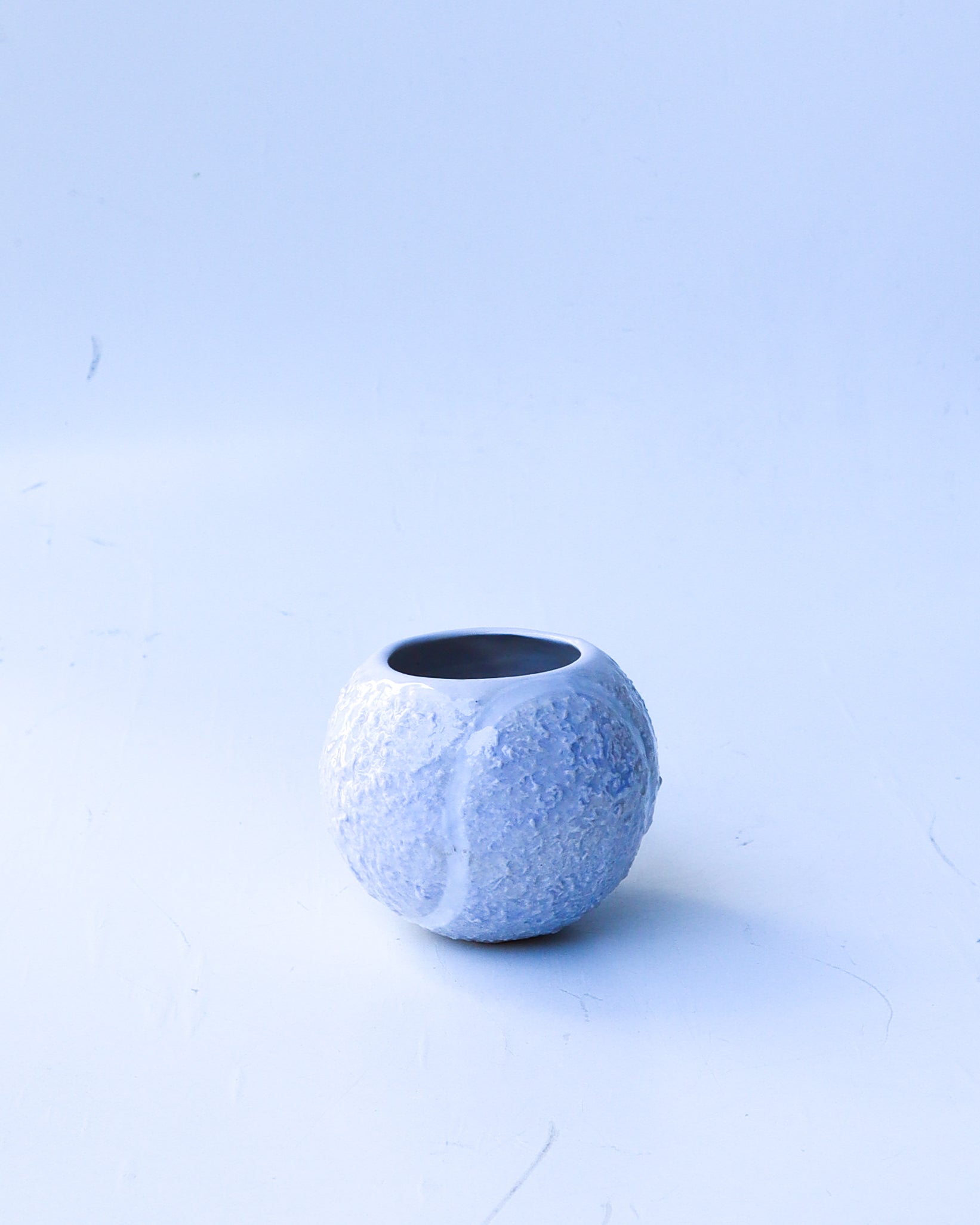 'lilac' ceramic tennis ball espresso mug