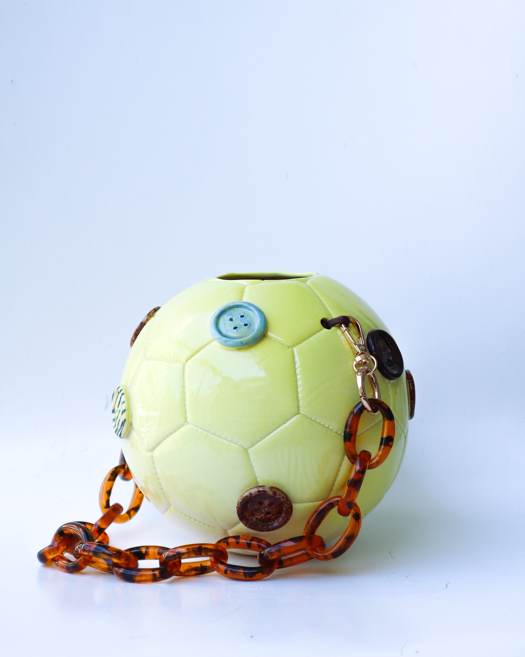 'belinda' button ball bag