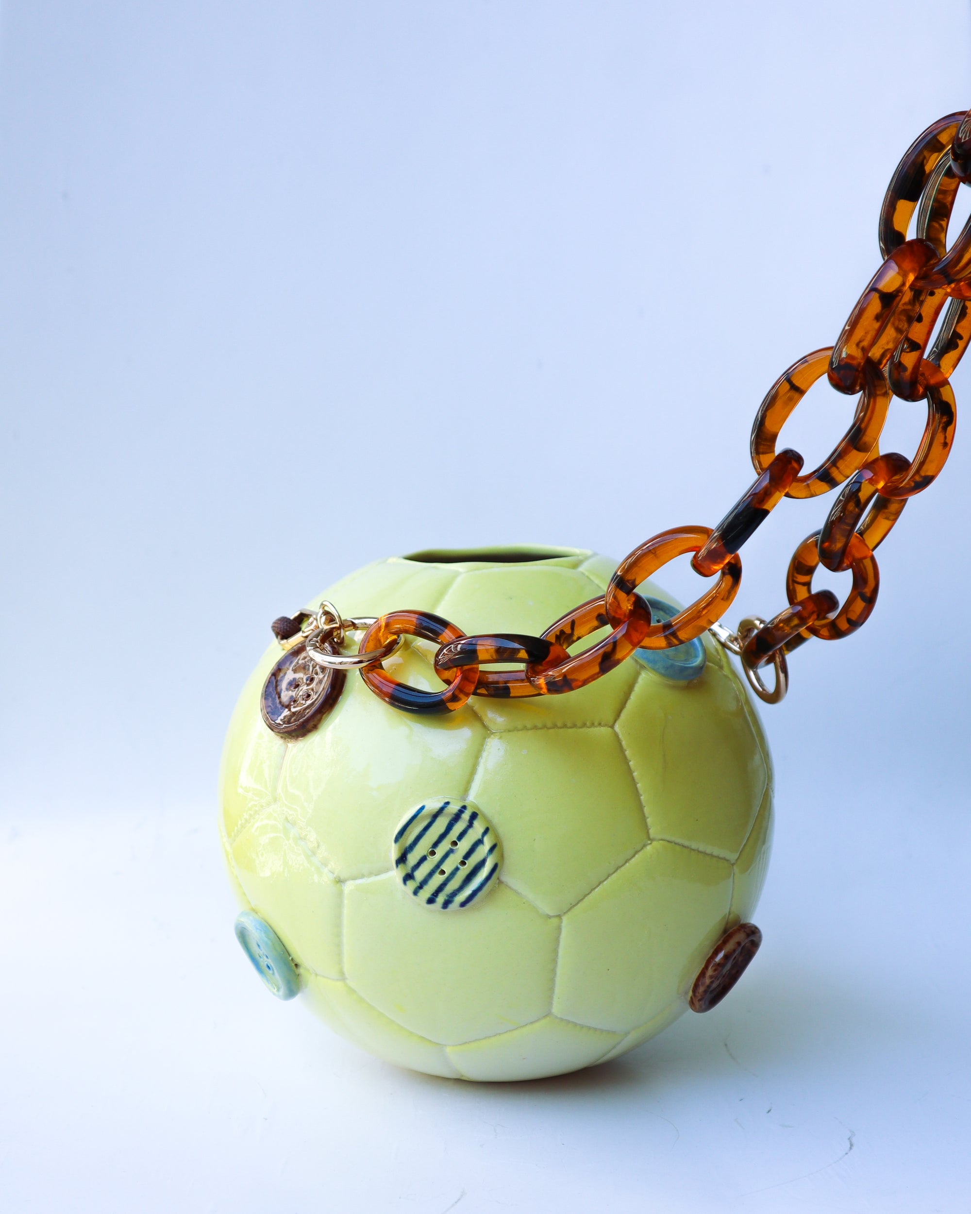 'belinda' button ball bag