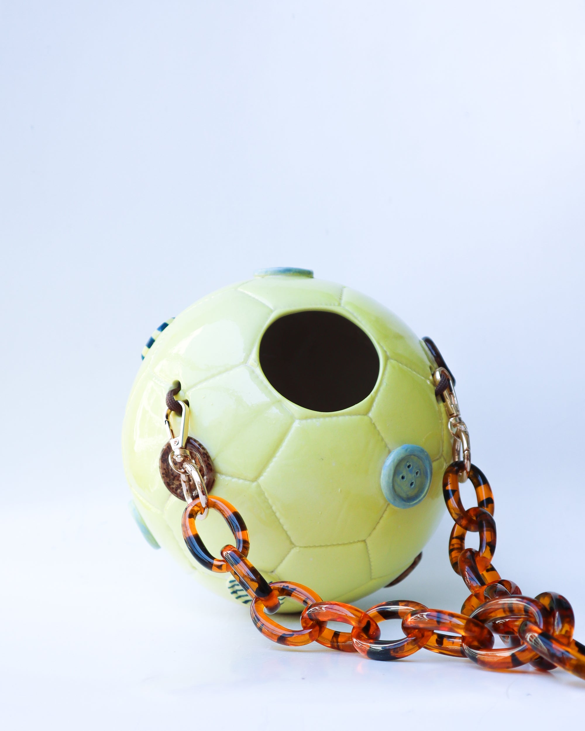 'belinda' button ball bag