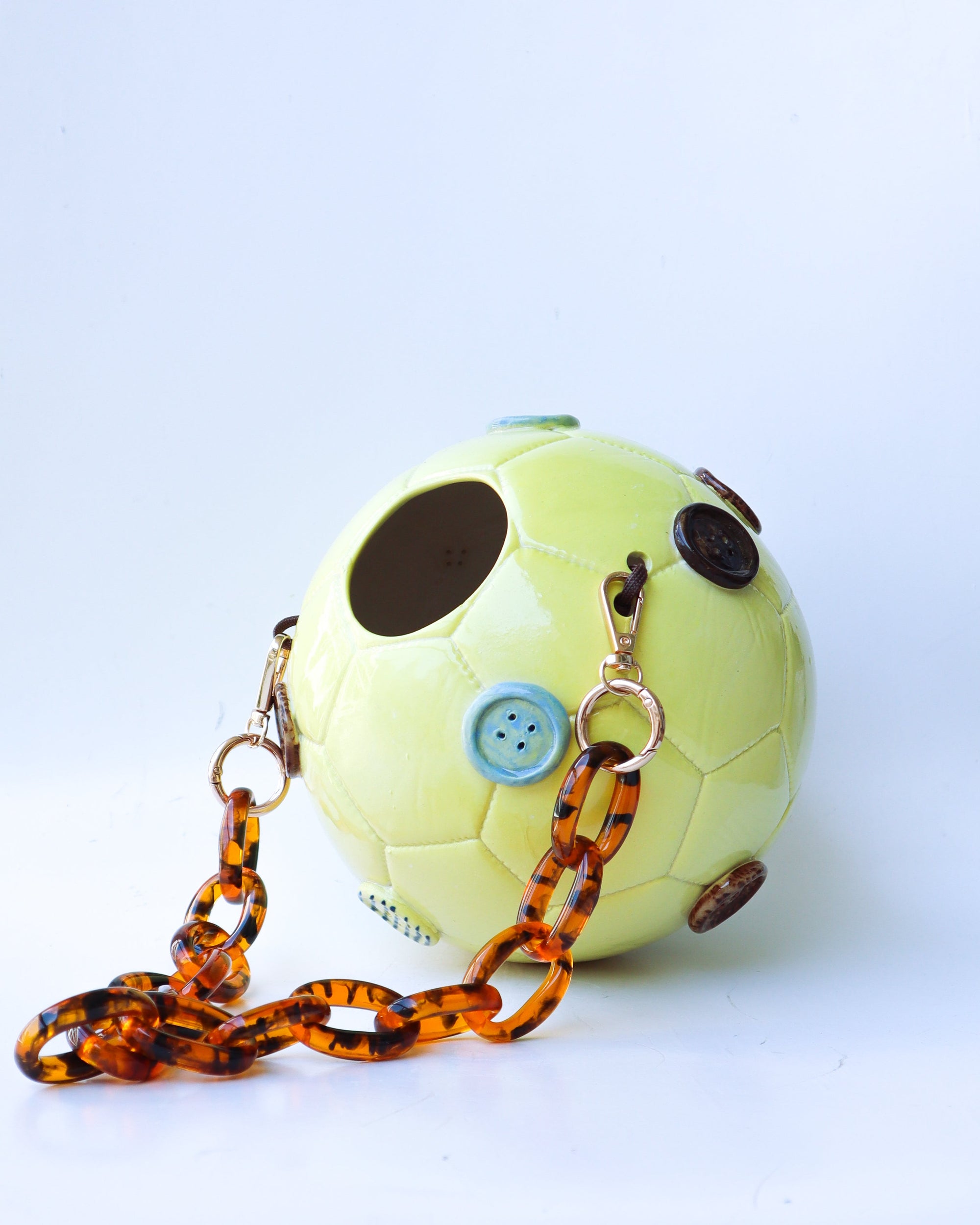 'belinda' button ball bag