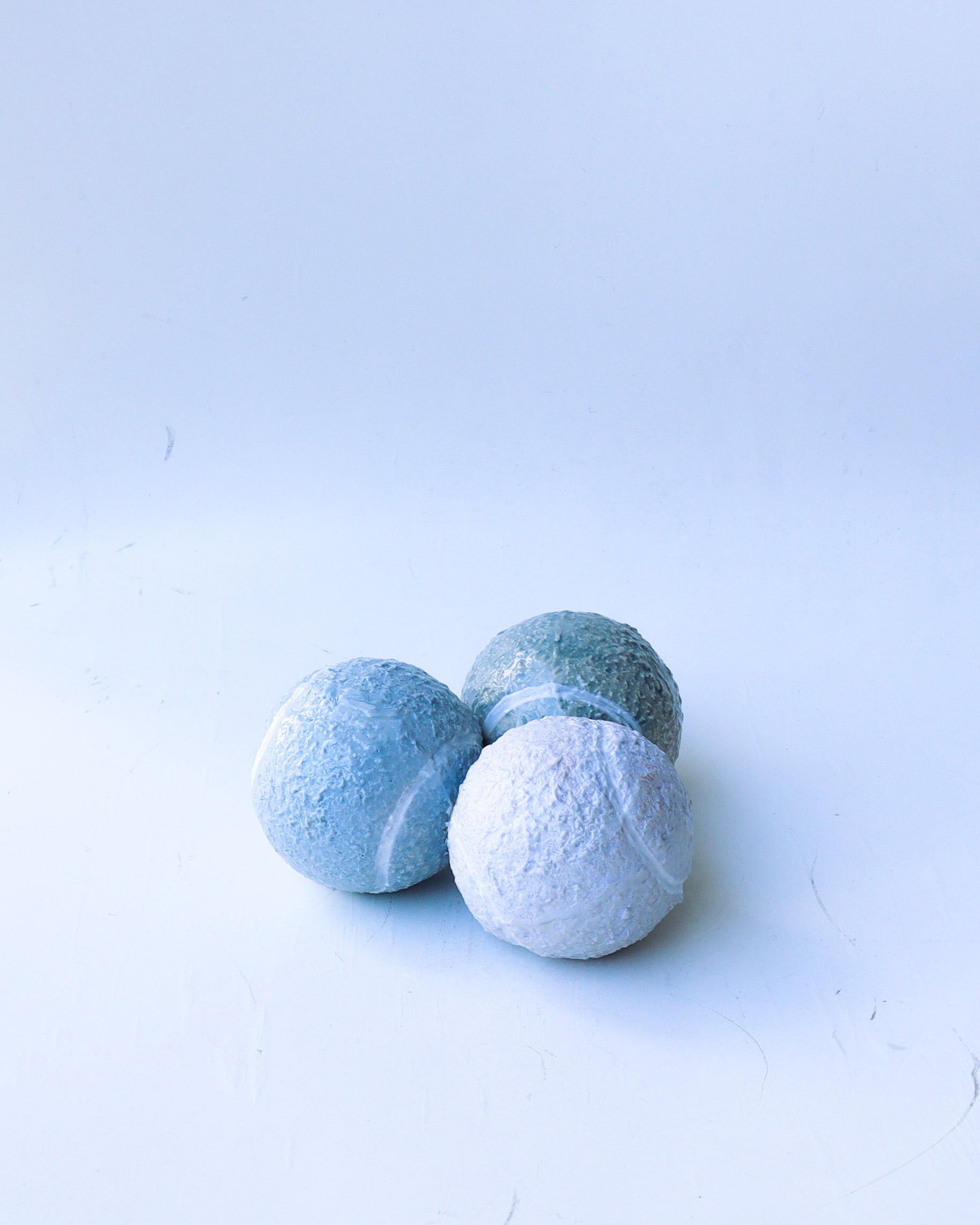 'love 40' tennis ball trio paperweight