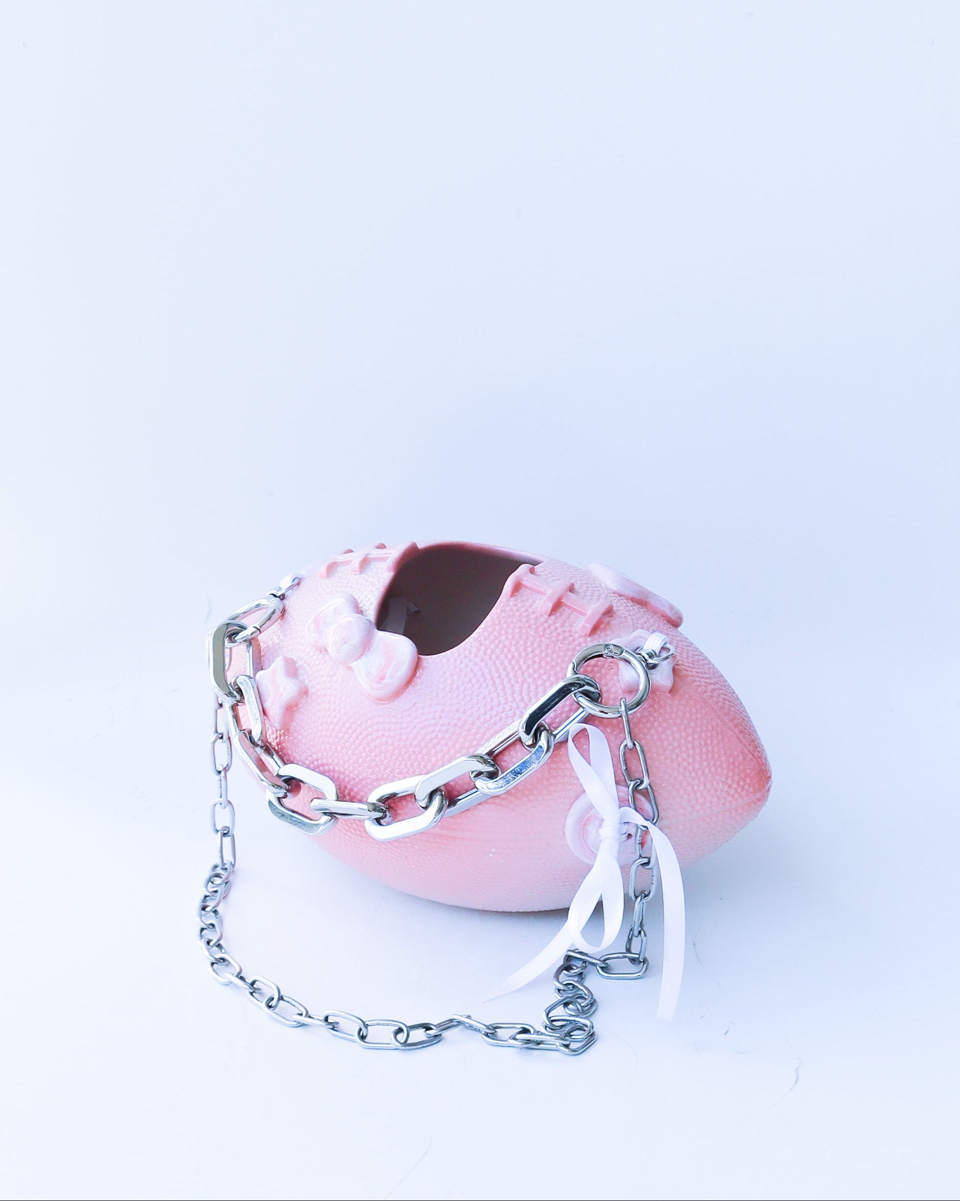 'pepsi' pink ceramic football bag